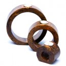 Mango Wood Tea light Holders - &pound;24.95