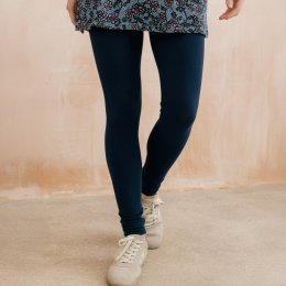 Lily & Me Cotton Leggings - Navy