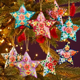 Kashmiri Stars - Set of 4