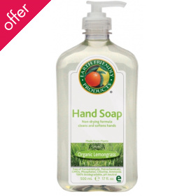 Earth Friendly Organic Handsoap - Lemongrass - 500ml