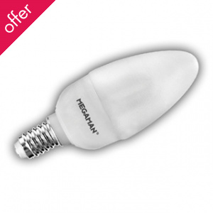 Megaman Energy Saving Candle Lightbulb - 7 watt