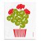 Jangneus Design Dish Cloths - Green & Red - Pack of 4