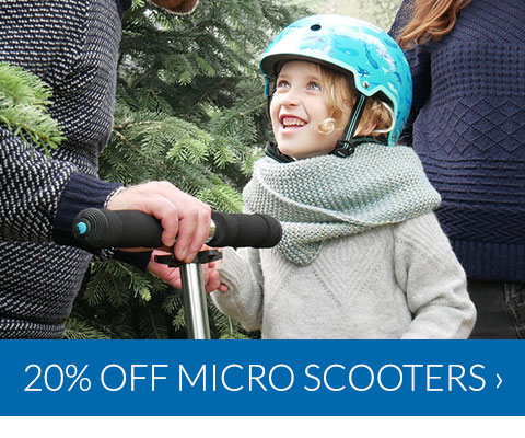 20% off Micro Scooters*