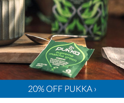 20% off Pukka*