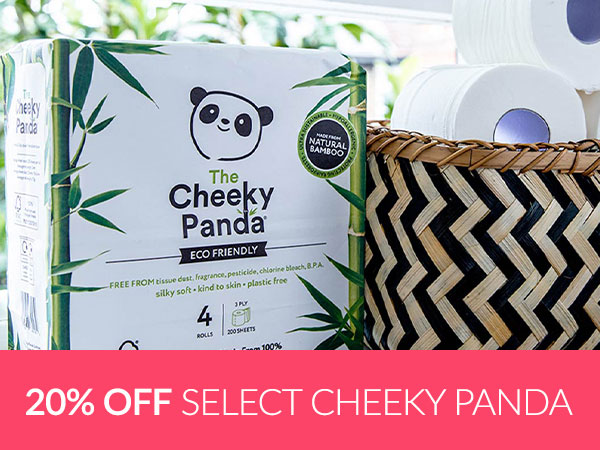 20% Off Select Cheeky Panda*