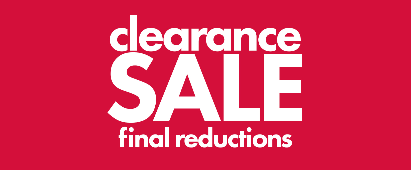 Final Winter Clearance Sale!