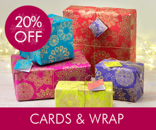 20% off Calendars, Cards & Wrap