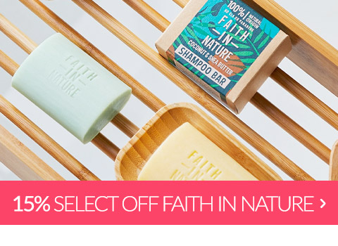 15% Off Select Faith In Nature
