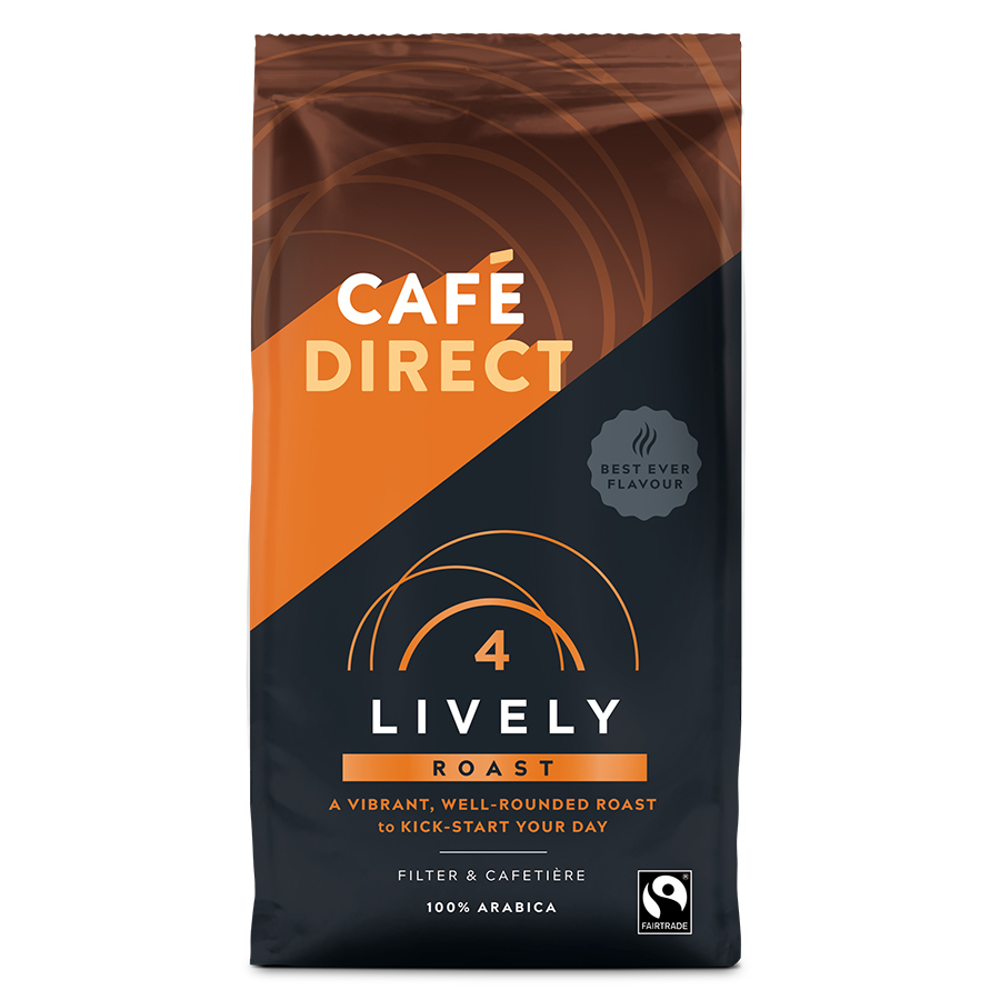 Cafedirect Lively Roast & Ground Coffee 227g Cafédirect