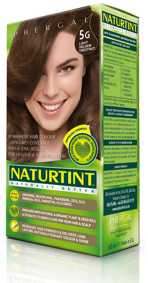 Naturtint 5g Light Golden Chestnut Permanent Hair Dye Naturtint