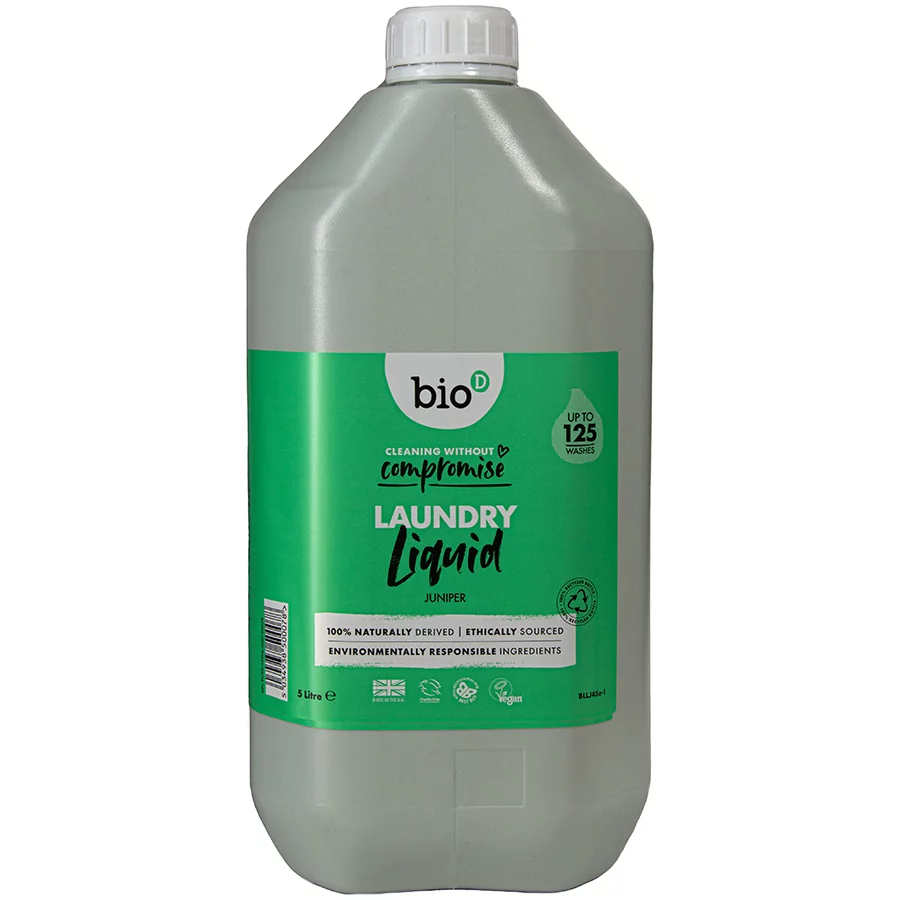 Bio D Concentrated Non-Bio Laundry Liquid - Fresh Juniper - 5L