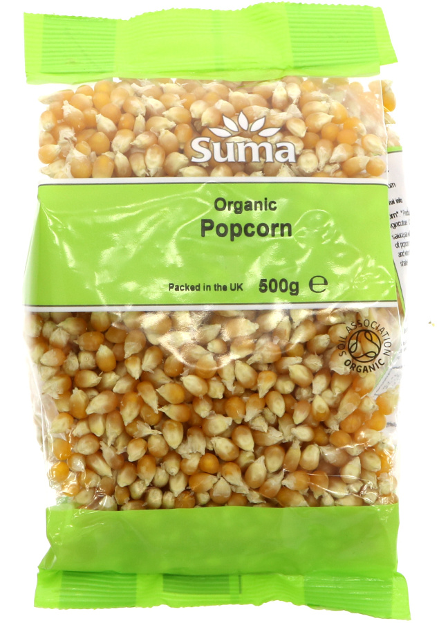 Suma Prepacks Organic Popcorn 500g - Ethical Superstore