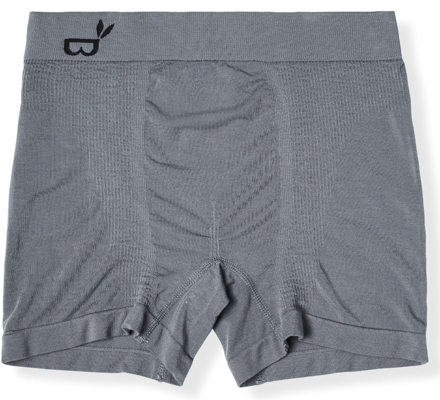 Boody Mens Bamboo Boxers - Grey - Boody - Ethical Superstore