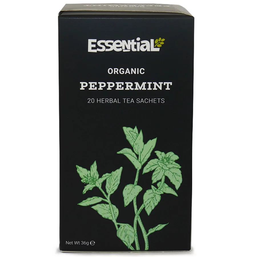 Peppermint Leaves Herbal Pyramid Tea Bags (Plastic Free) True Tea Co.