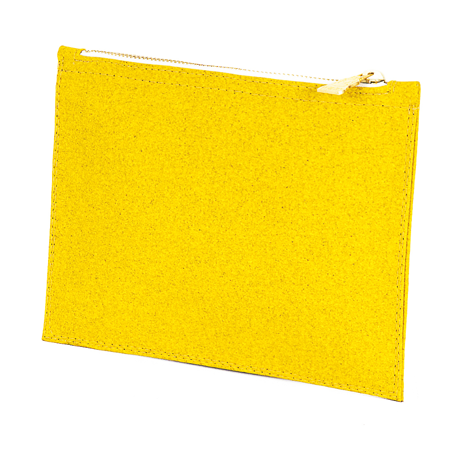 yellow pouch bag