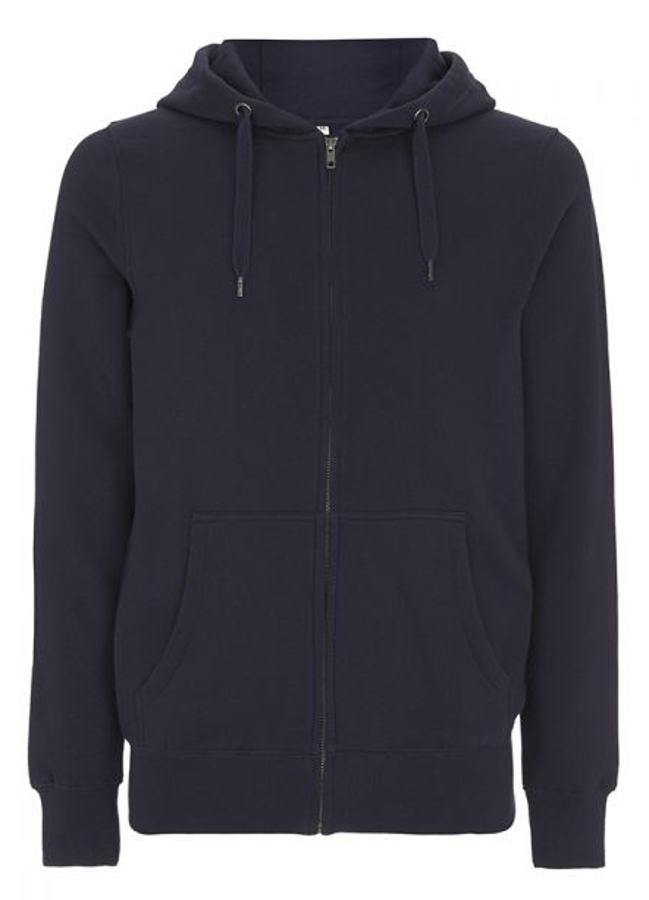 Organic Cotton Zip Up Hoodie - Navy - Natural Collection Select