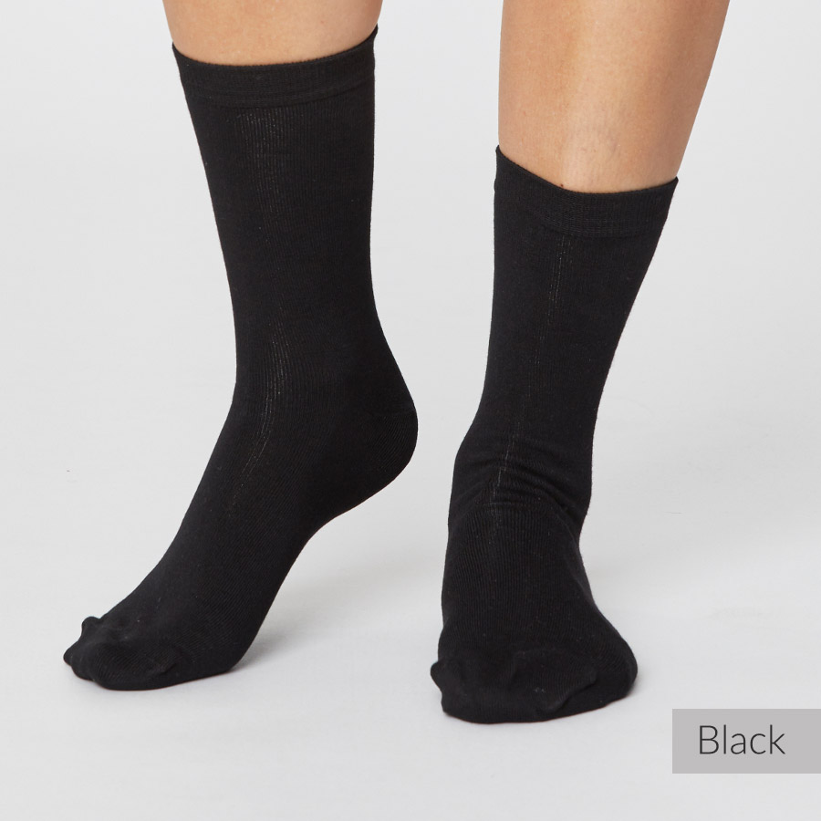 Thought Womens Solid Jackie Bamboo Socks Thought