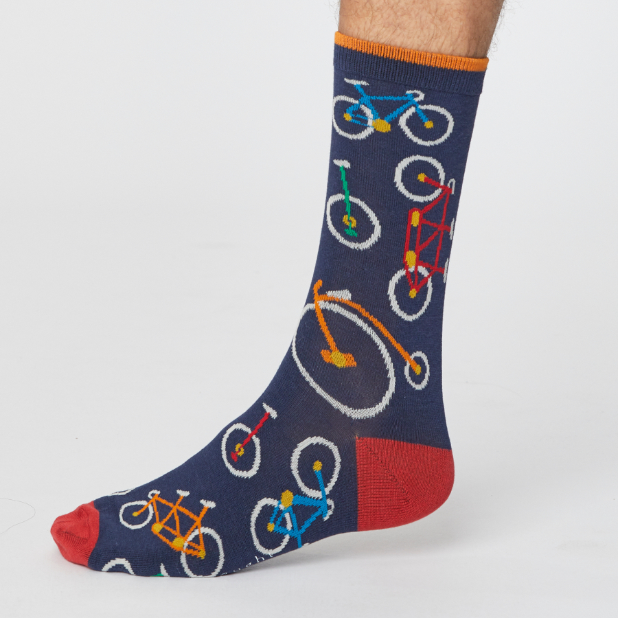 Thought Mens Bicycle Bamboo Socks - Thought