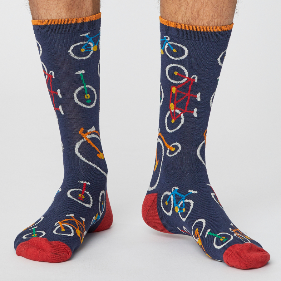 Thought Mens Bicycle Bamboo Socks - Thought