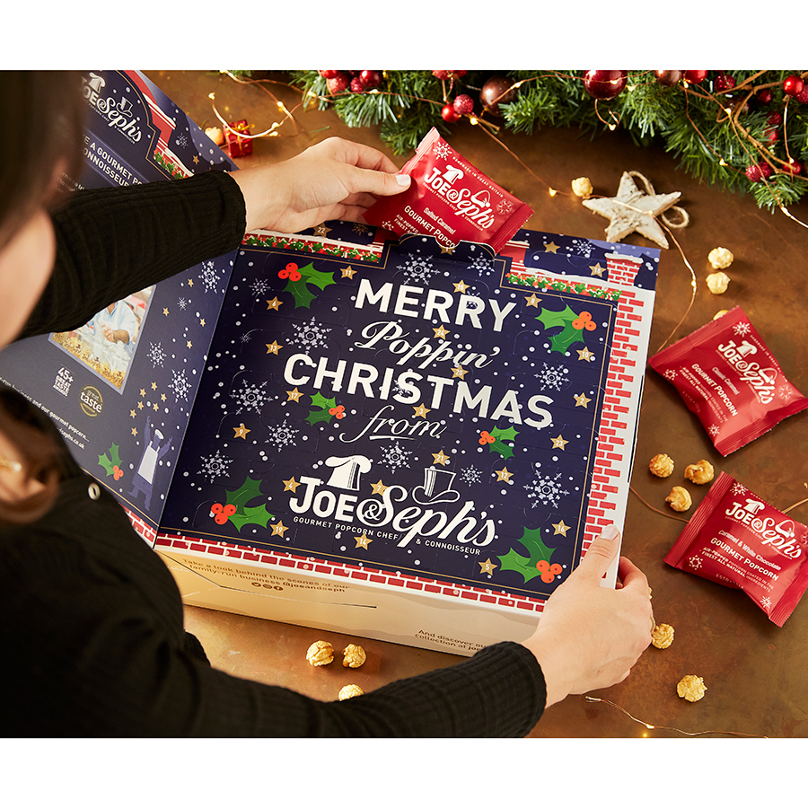 Joe Seph s Vegan Popcorn Advent Calendar 164g Joe Sephs Popcorn