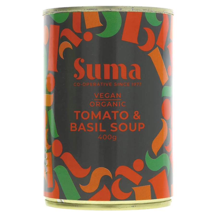 Suma Organic Tomato Basil Soup 400g Suma Wholefoods