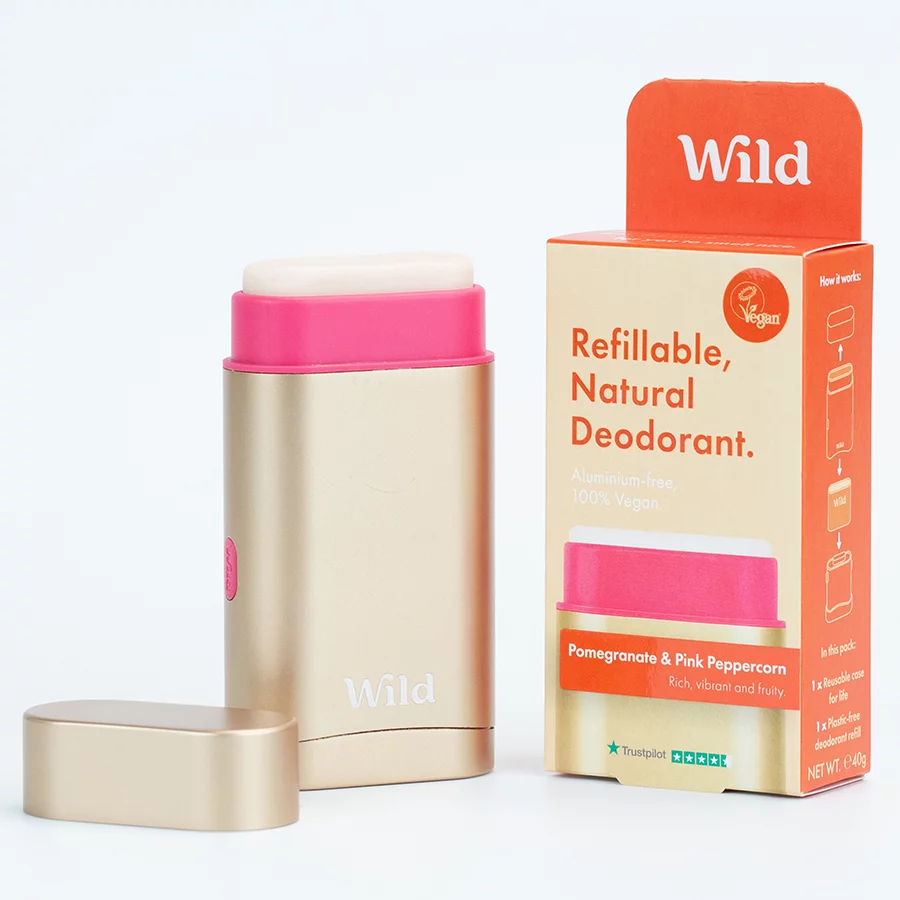 Wild Pomegranate & Pink Peppercorn Natural Deodorant Refill 40g