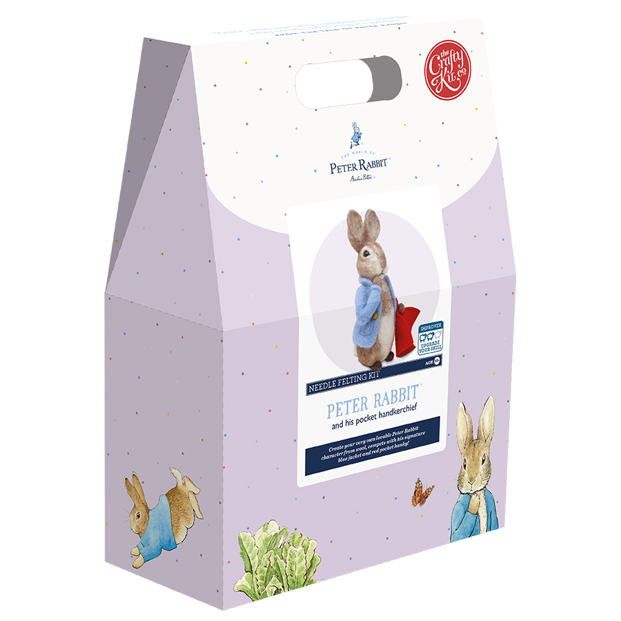 Beatrix Potter Needle Felt Craft Kit - Peter Rabbit - The Crafty Kit ...