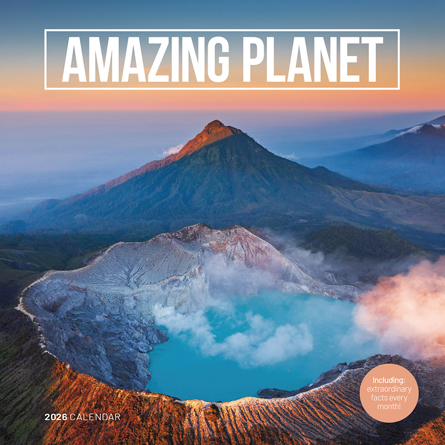 Amazing Planet 2026 Wall Calendar - Eddie Eco House