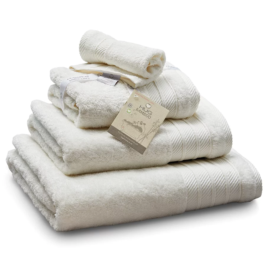 Bamboo Bath Towel - Cream - Hug Rug - Ethical Superstore