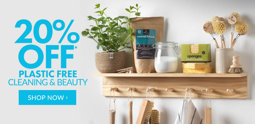 20% Off Plastic Free Cleaning & Beauty*