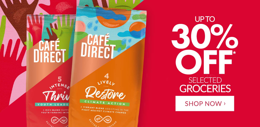 Up To 30% Off Selected Groceries*