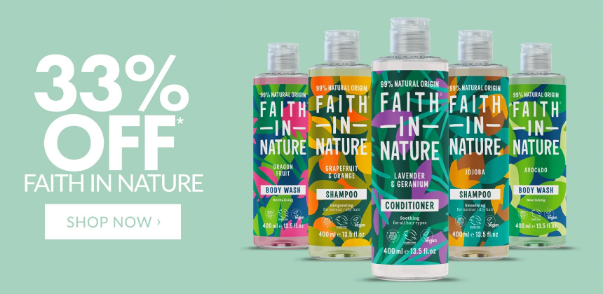 33% Off Faith In Nature*