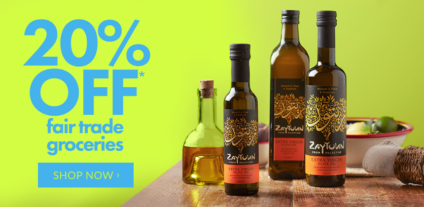 20% Off Fair Trade Groceries*