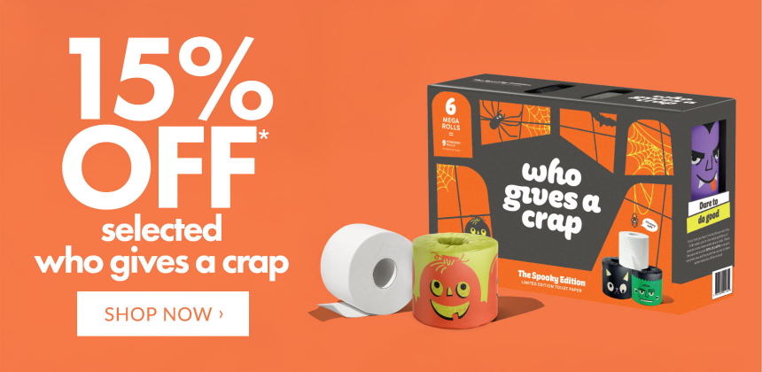 15% Off Selected Who Gives A Crap*
