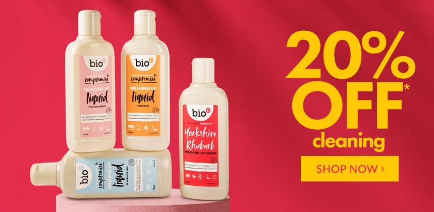 20% off Cleaning & Household*