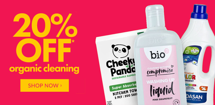 20% Off Organic Cleaning*