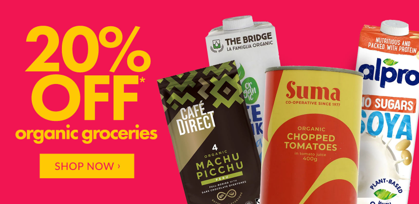 20% Off Organic Groceries*