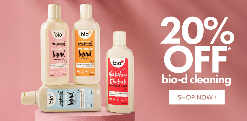 20% Off Bio-D Cleaning*