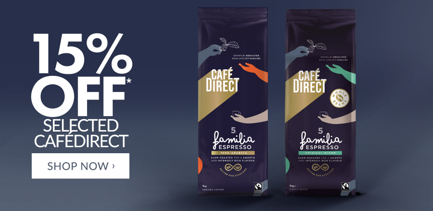 15% Off Selected Cafdirect*