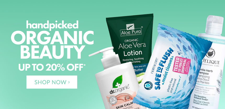 Up To 20% Off Handpicked Organic Beauty*
