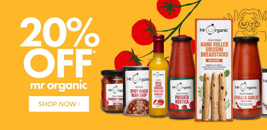 20% Off Mr Organic*
