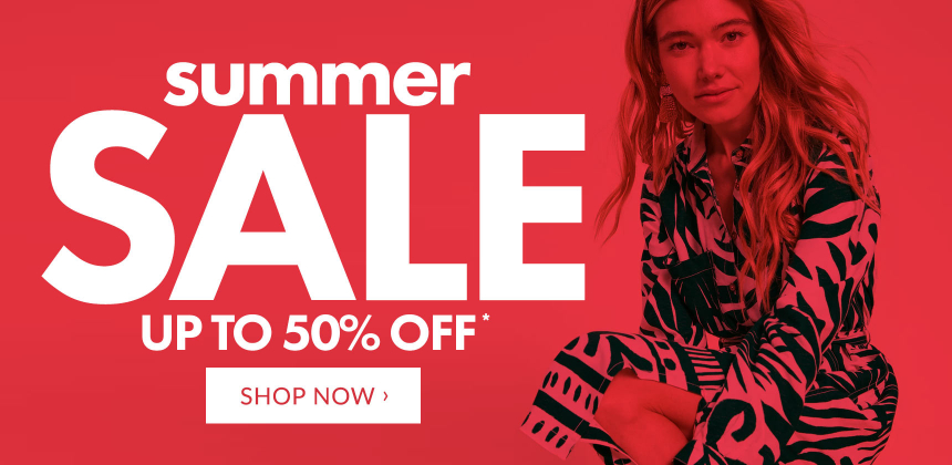 Summer Sale Up To 50% Off*