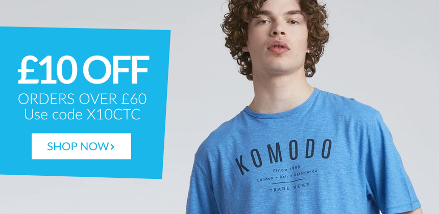 £10 off when you spend £60, use code X10CTC at checkout