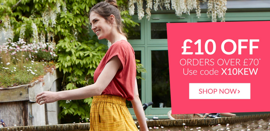 £10 Off When You Spend £70* - Use Code X10KEW