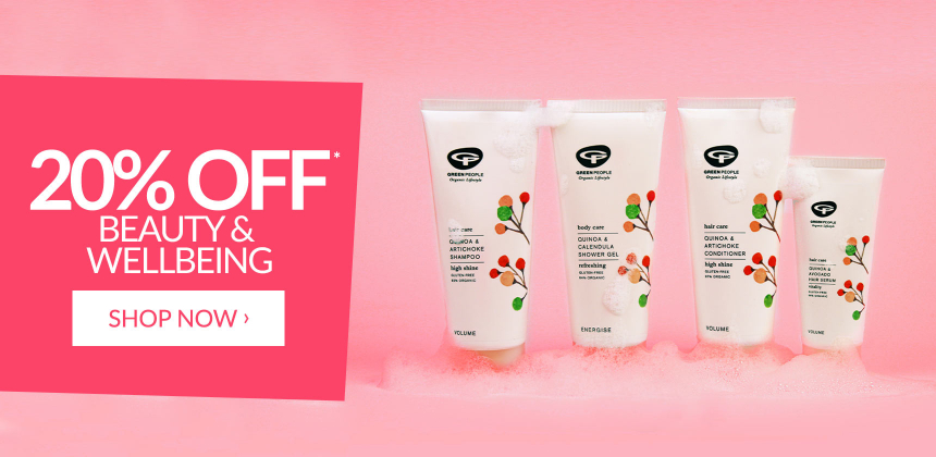 20% Off Beauty, Health & Wellbeing*