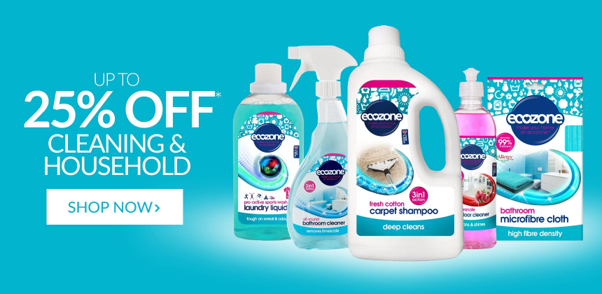 Up To 25% Off Cleaning & Household*