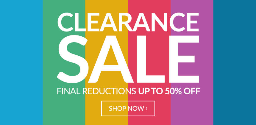 Clearance Sale - Final Reductions