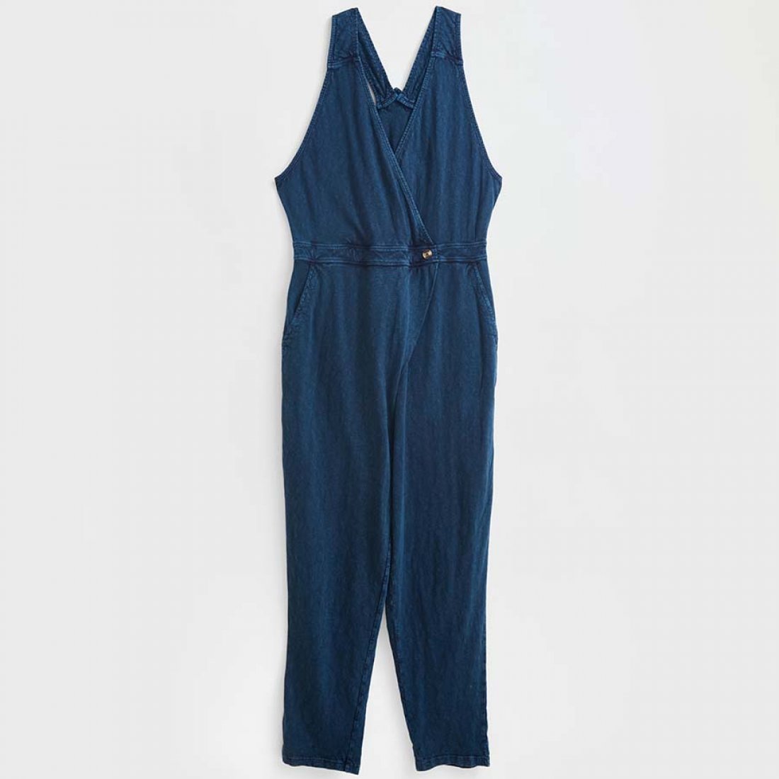 White Stuff Pleat Front Jersey Dungarees - White Stuff