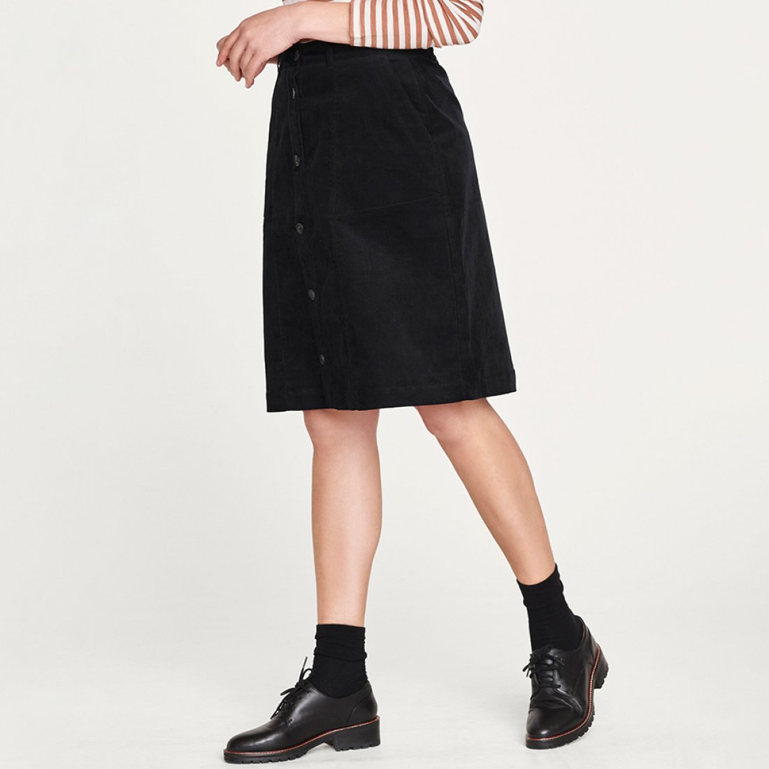Thought Alani Organic Cotton Cord Skirt - Thought