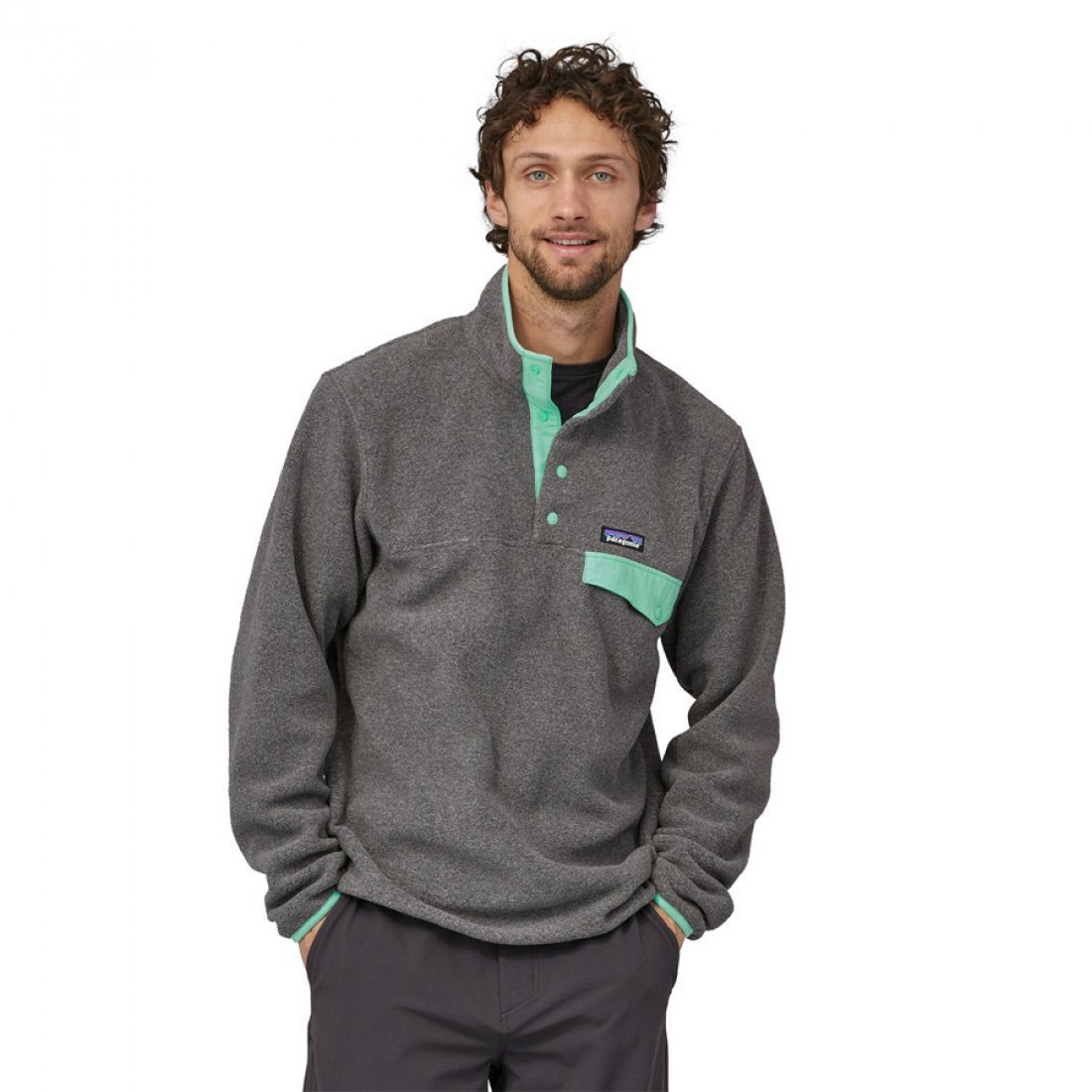 Patagonia Lightweight Synchilla Snap-T Pullover - Nickel - Patagonia